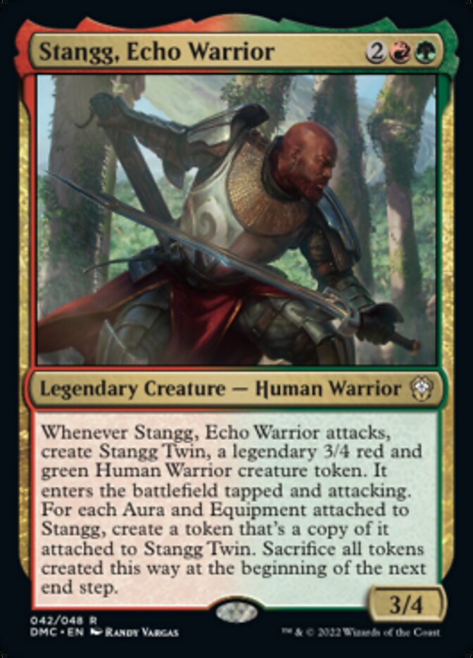 Stangg, Echo Warrior [Dominaria United Commander] | The Clever Kobold