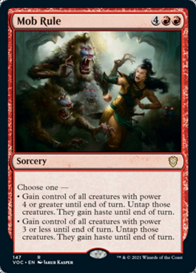 Mob Rule [Innistrad: Crimson Vow Commander] | The Clever Kobold