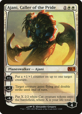 Ajani, Caller of the Pride [Magic 2013] | The Clever Kobold