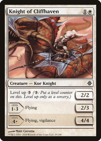 Knight of Cliffhaven [Rise of the Eldrazi] | The Clever Kobold