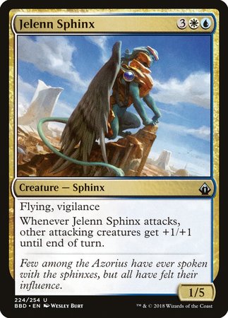 Jelenn Sphinx [Battlebond] | The Clever Kobold