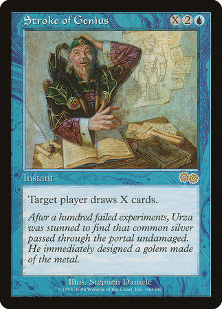 Stroke of Genius [Urza's Saga] | The Clever Kobold