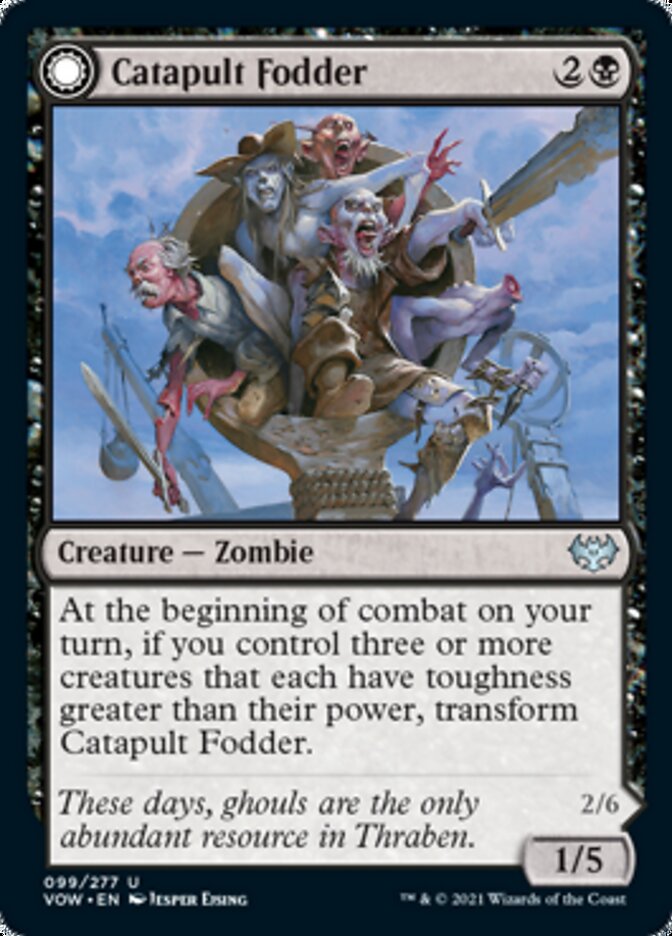 Catapult Fodder // Catapult Captain [Innistrad: Crimson Vow] | The Clever Kobold