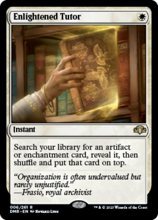 Enlightened Tutor [Dominaria Remastered] | The Clever Kobold