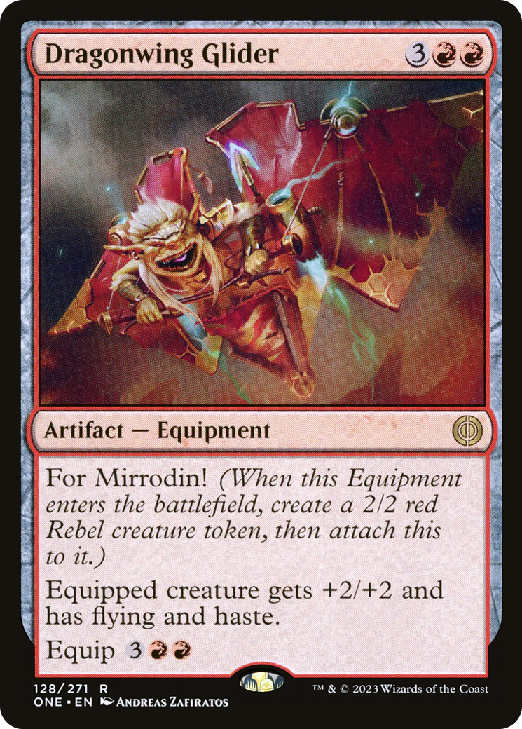 Dragonwing Glider [Phyrexia: All Will Be One] | The Clever Kobold