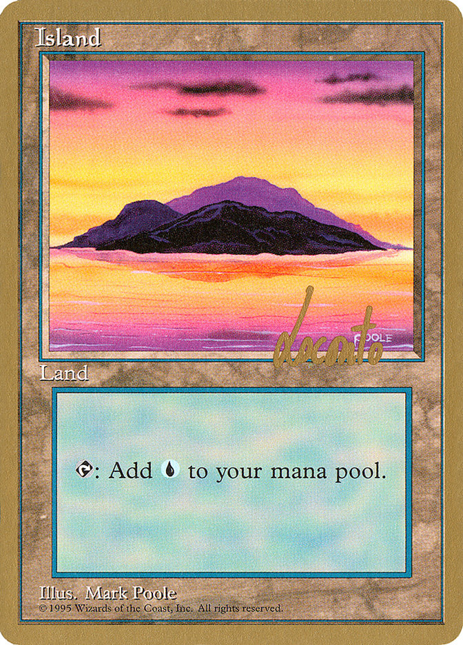 Island (ml368) (Michael Loconto) [Pro Tour Collector Set] | The Clever Kobold