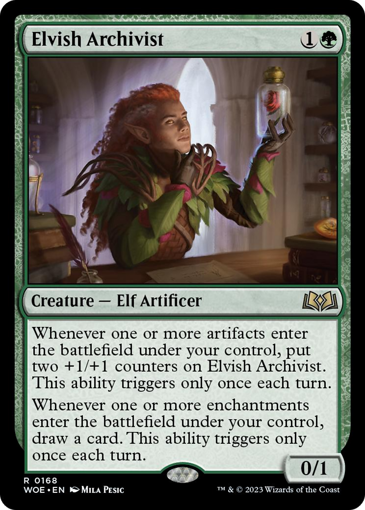 Elvish Archivist [Wilds of Eldraine] | The Clever Kobold