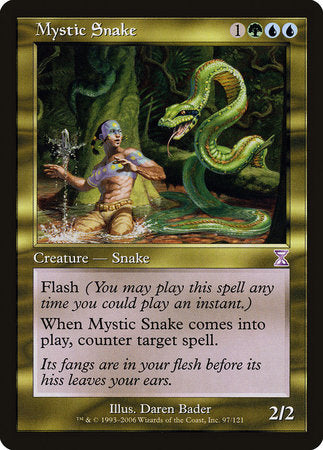 Mystic Snake [Time Spiral Timeshifted] | The Clever Kobold