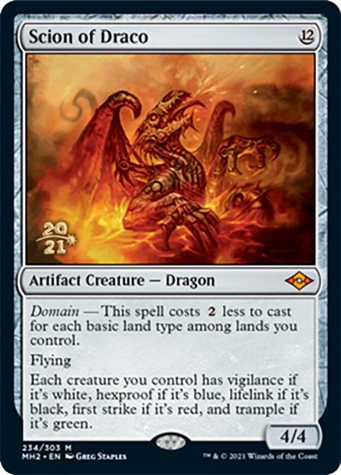 Scion of Draco [Modern Horizons 2 Prerelease Promos] | The Clever Kobold