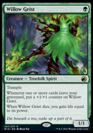 Willow Geist (Promo Pack) [Innistrad: Midnight Hunt Promos] | The Clever Kobold