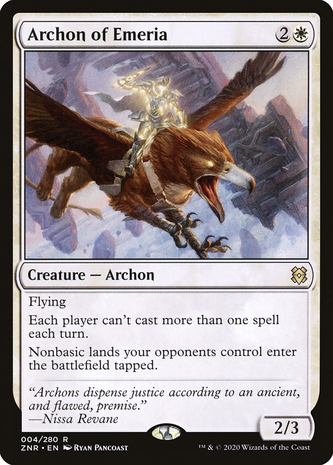 Archon of Emeria [Zendikar Rising] | The Clever Kobold