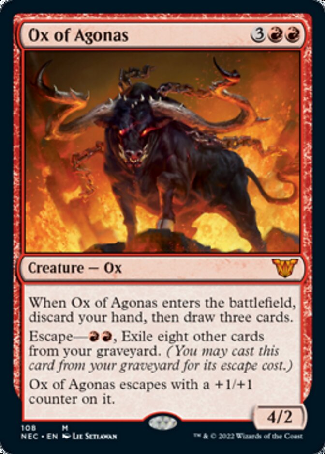 Ox of Agonas [Kamigawa: Neon Dynasty Commander] | The Clever Kobold