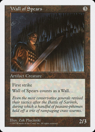 Wall of Spears [Fifth Edition] | The Clever Kobold