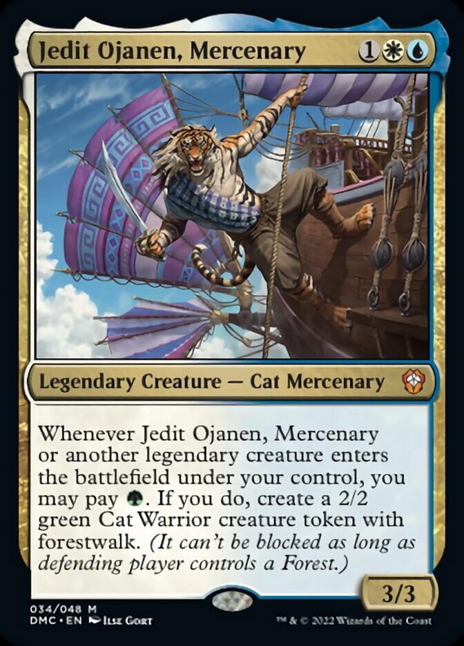 Jedit Ojanen, Mercenary [Dominaria United Commander] | The Clever Kobold