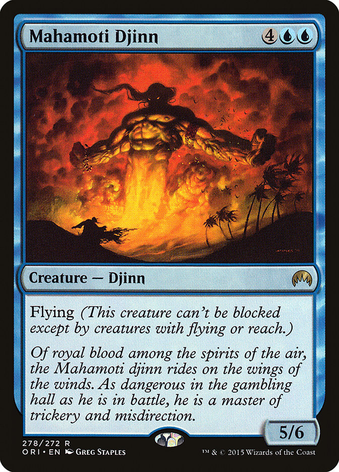 Mahamoti Djinn [Magic Origins] | The Clever Kobold