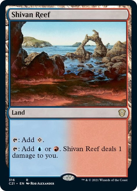 Shivan Reef [Commander 2021] | The Clever Kobold