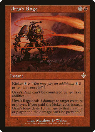 Urza's Rage [Invasion] | The Clever Kobold