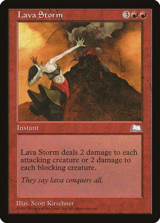 Lava Storm [Weatherlight] | The Clever Kobold