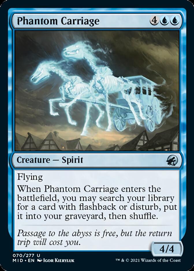 Phantom Carriage [Innistrad: Midnight Hunt] | The Clever Kobold