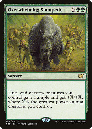 Overwhelming Stampede [Commander 2015] | The Clever Kobold