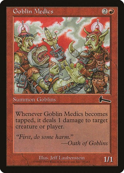 Goblin Medics [Urza's Legacy] | The Clever Kobold