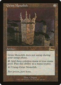 Grim Monolith [Urza's Legacy] | The Clever Kobold