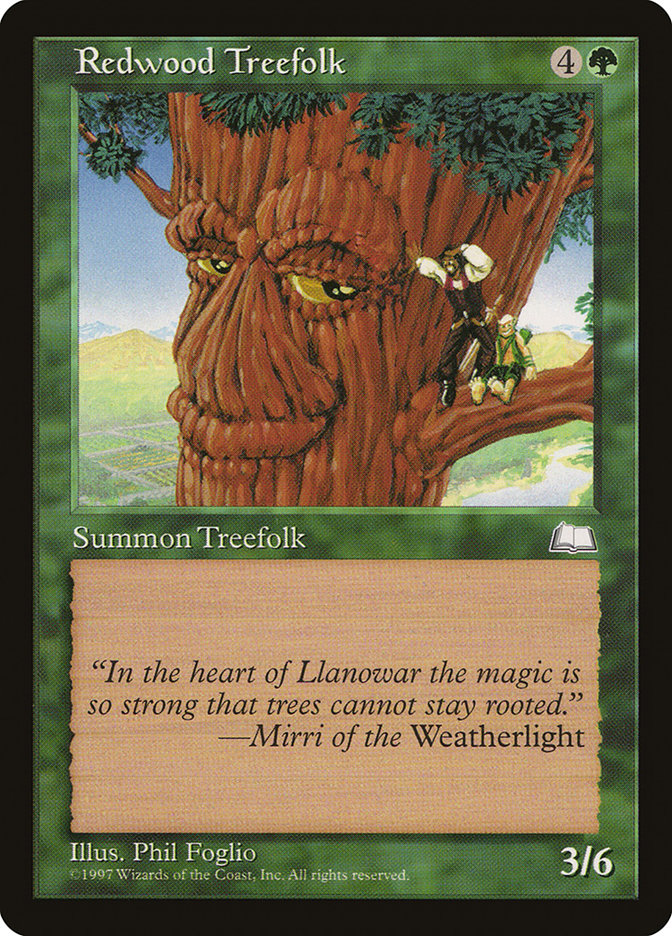 Redwood Treefolk [Weatherlight] | The Clever Kobold