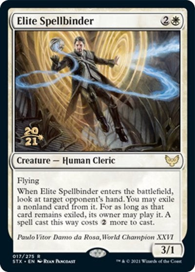 Elite Spellbinder [Strixhaven: School of Mages Prerelease Promos] | The Clever Kobold