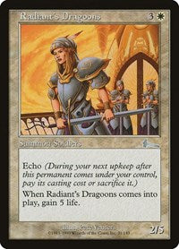 Radiant's Dragoons [Urza's Legacy] | The Clever Kobold