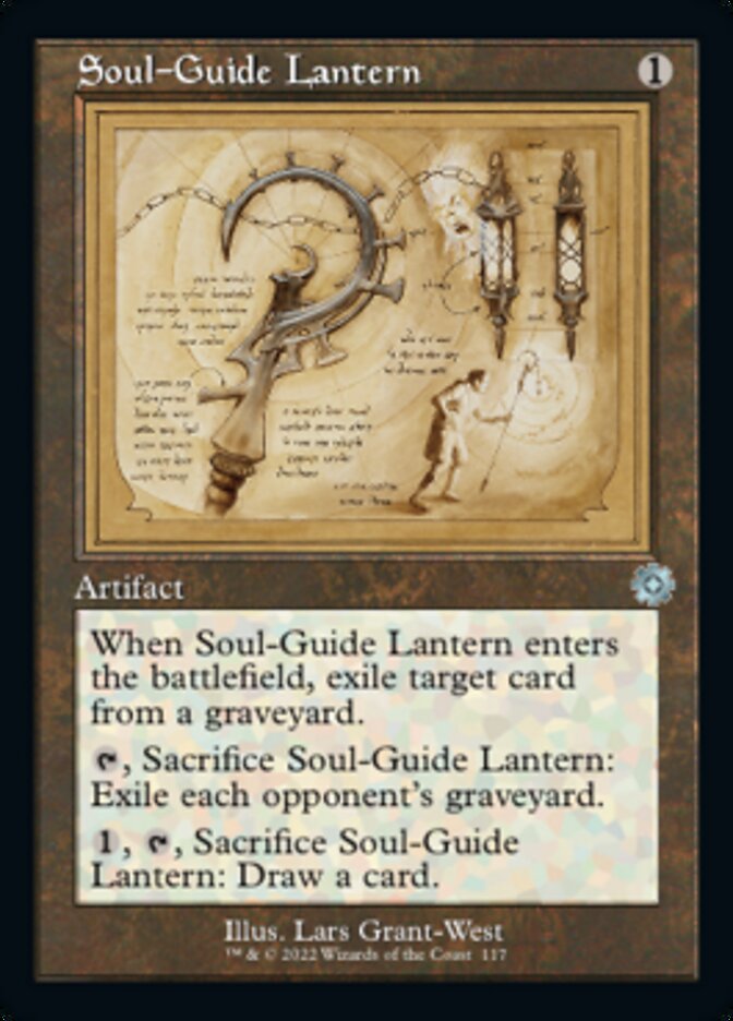 Soul-Guide Lantern (Retro Schematic) [The Brothers' War Retro Artifacts] | The Clever Kobold