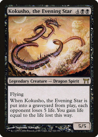 Kokusho, the Evening Star [Champions of Kamigawa] | The Clever Kobold