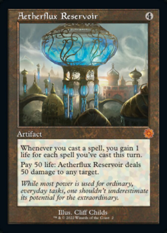 Aetherflux Reservoir (Retro) [The Brothers' War Retro Artifacts] | The Clever Kobold