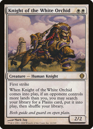 Knight of the White Orchid [Shards of Alara] | The Clever Kobold