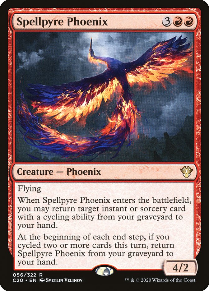 Spellpyre Phoenix [Commander 2020] | The Clever Kobold