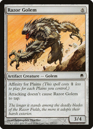 Razor Golem [Darksteel] | The Clever Kobold