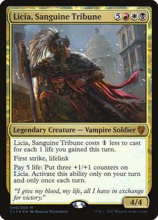 Licia, Sanguine Tribune [Commander 2017] | The Clever Kobold