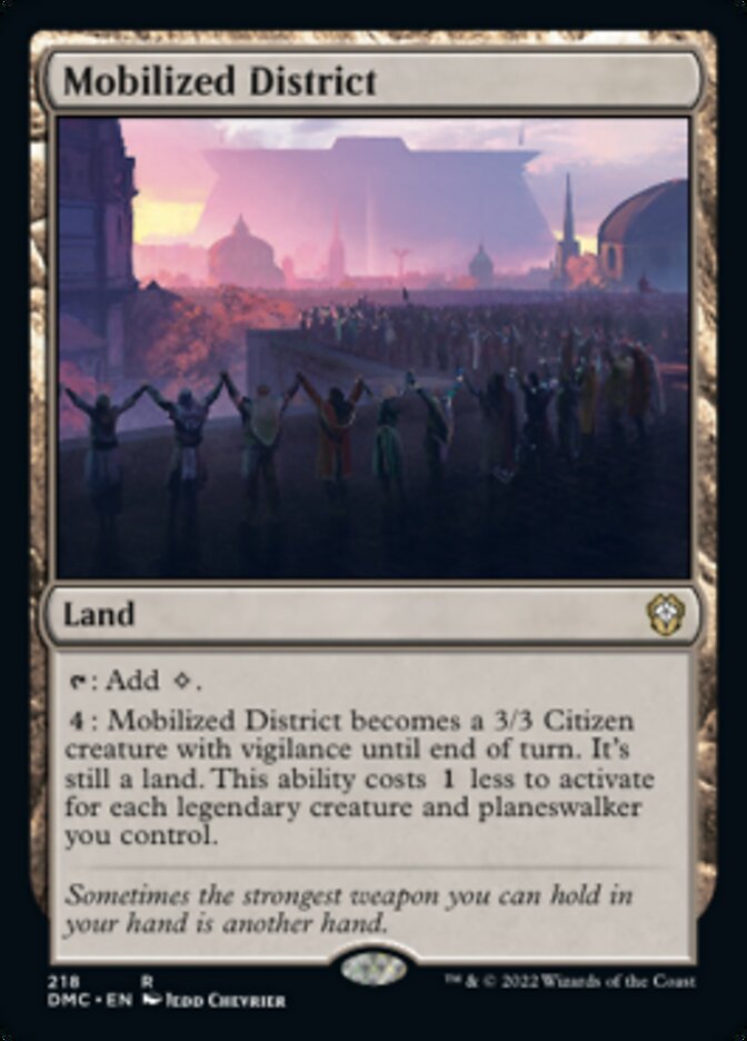 Mobilized District [Dominaria United Commander] | The Clever Kobold