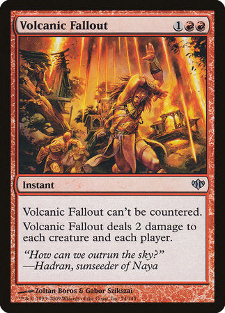 Volcanic Fallout [Conflux] | The Clever Kobold