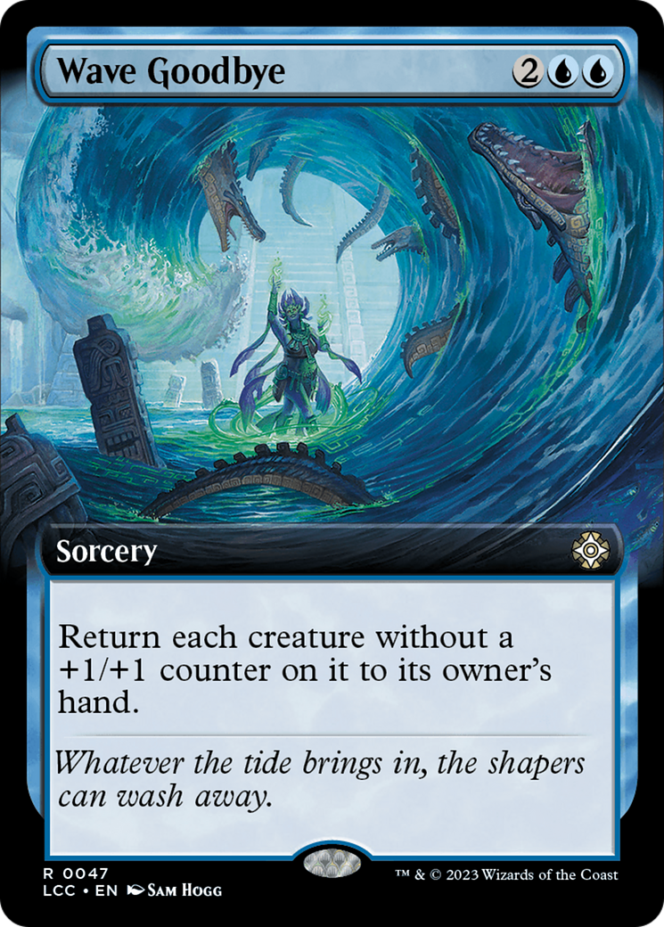 Wave Goodbye (Extended Art) [The Lost Caverns of Ixalan Commander] | The Clever Kobold