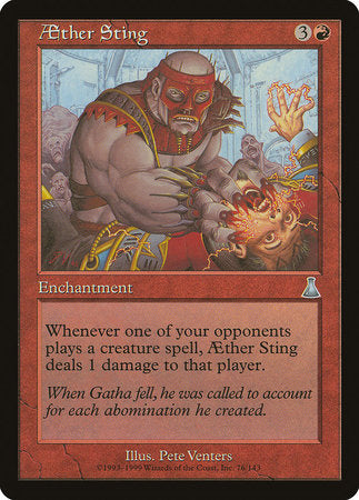 Aether Sting [Urza's Destiny] | The Clever Kobold