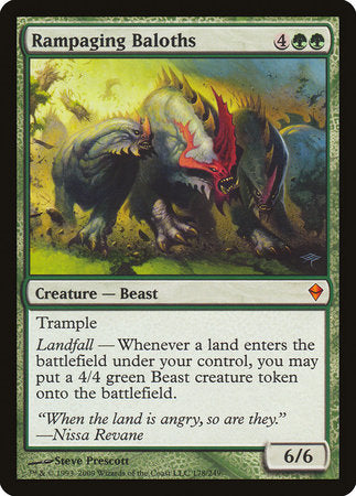 Rampaging Baloths [Zendikar] | The Clever Kobold