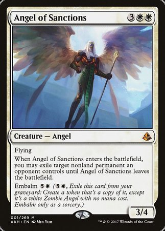 Angel of Sanctions [Amonkhet] | The Clever Kobold
