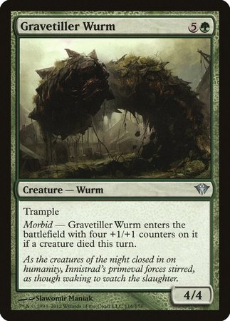 Gravetiller Wurm [Dark Ascension] | The Clever Kobold