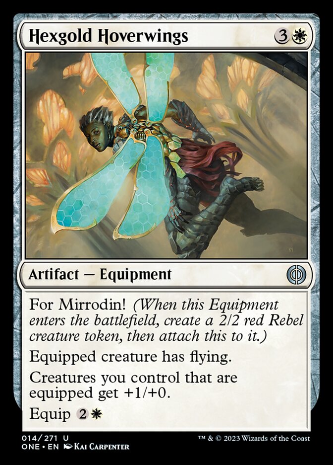 Hexgold Hoverwings [Phyrexia: All Will Be One] | The Clever Kobold