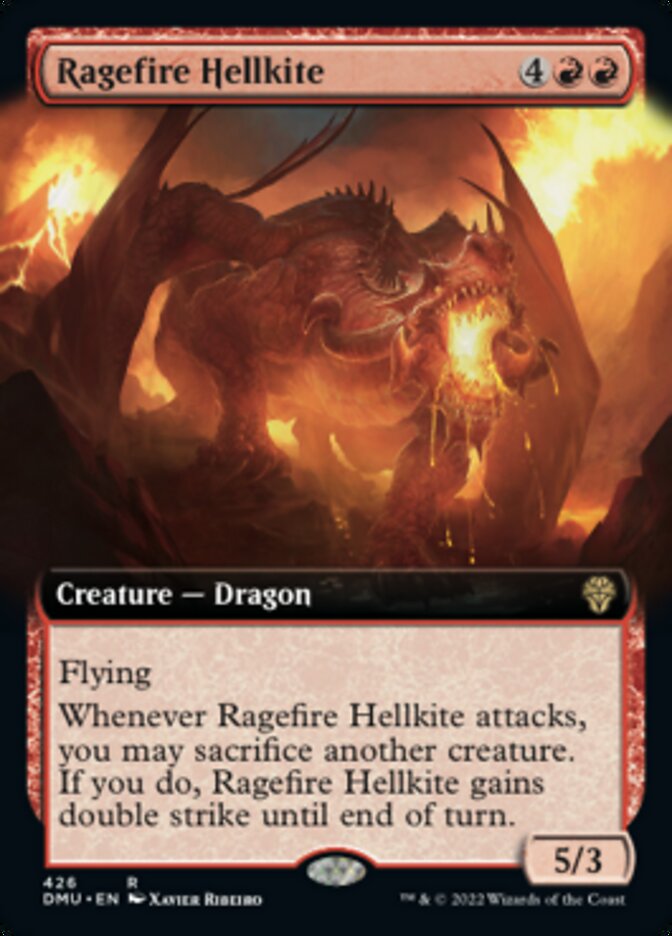 Ragefire Hellkite (Extended Art) [Dominaria United] | The Clever Kobold