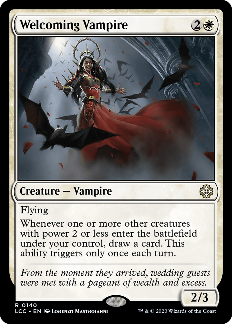 Welcoming Vampire [The Lost Caverns of Ixalan Commander] | The Clever Kobold