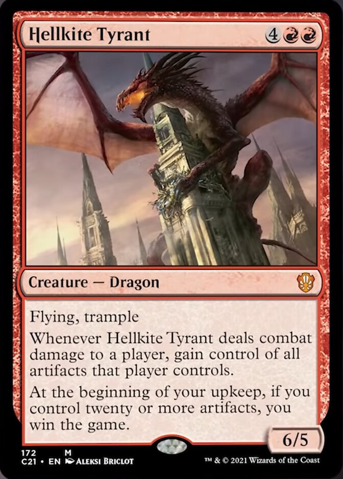 Hellkite Tyrant [Commander 2021] | The Clever Kobold