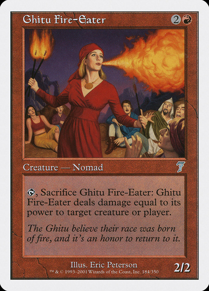 Ghitu Fire-Eater [Seventh Edition] | The Clever Kobold