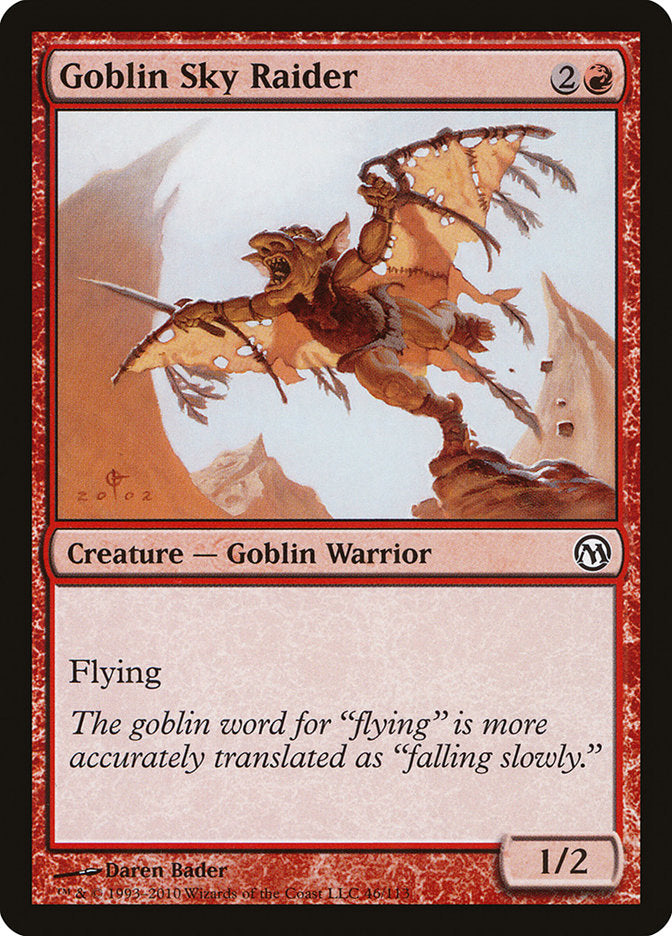 Goblin Sky Raider [Duels of the Planeswalkers] | The Clever Kobold
