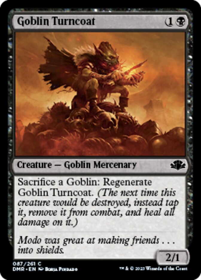 Goblin Turncoat [Dominaria Remastered] | The Clever Kobold